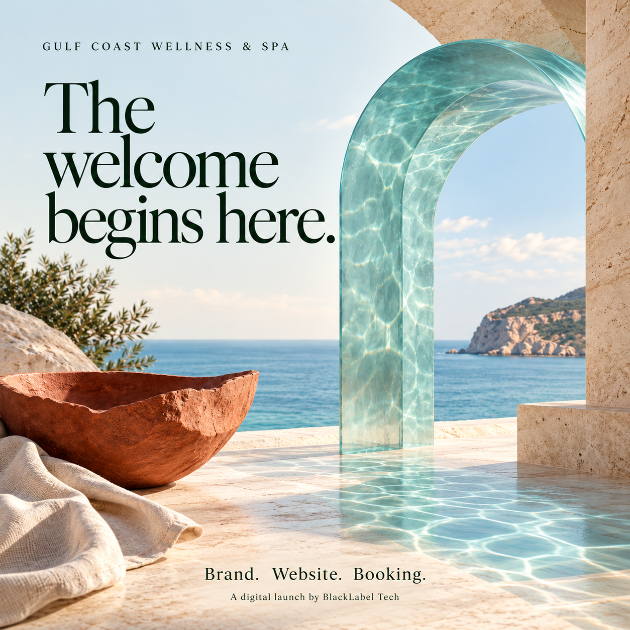 Gulf Coast Wellness and Spa campaign artwork